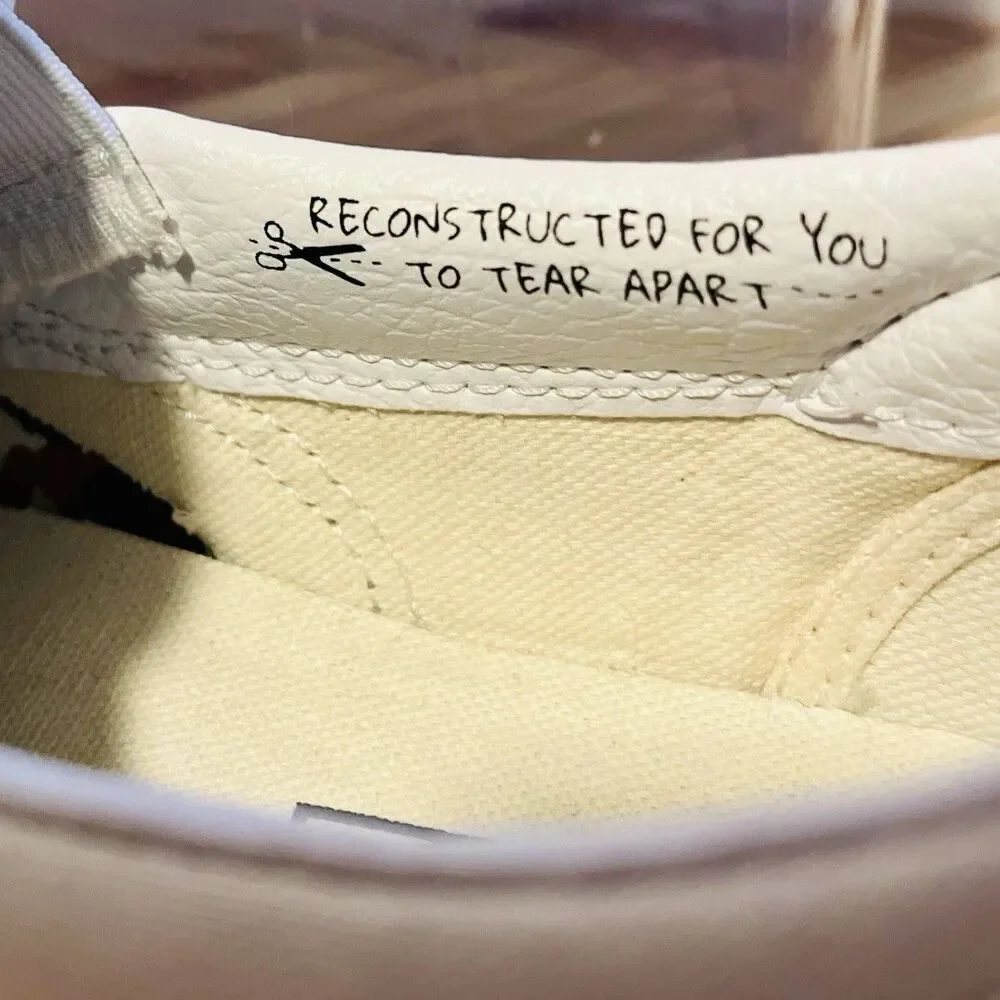 VANS Classic Slip-On Reconstructed Marshmallow M 6 W 7.5 Sneakers VN000BW4FS8 - Picture 9 of 10